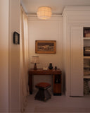 How to Cover an Ugly Ceiling Light (Without Touching the Wiring)